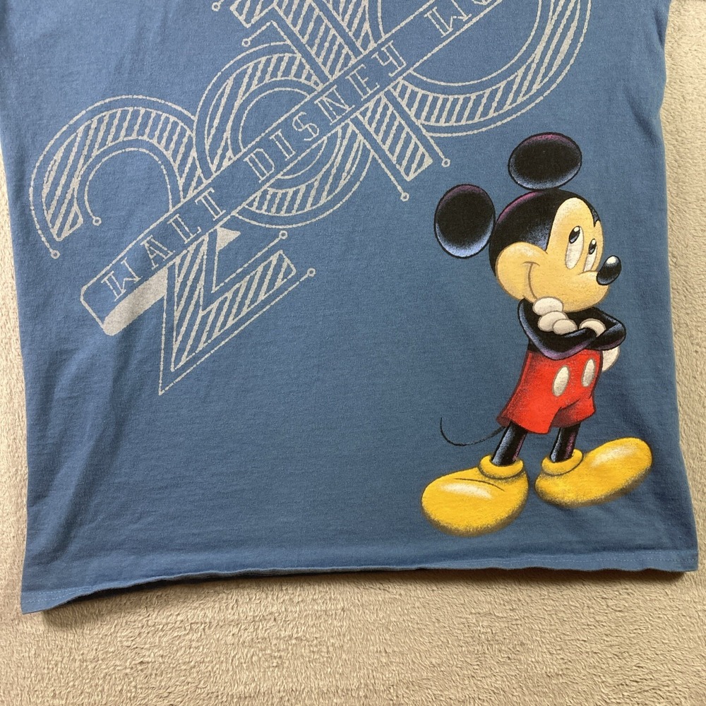 Walt Disney World Shirt Adult Medium Blue 2018 Mickey Mouse Disney Parks Graphic - Picture 3 of 11